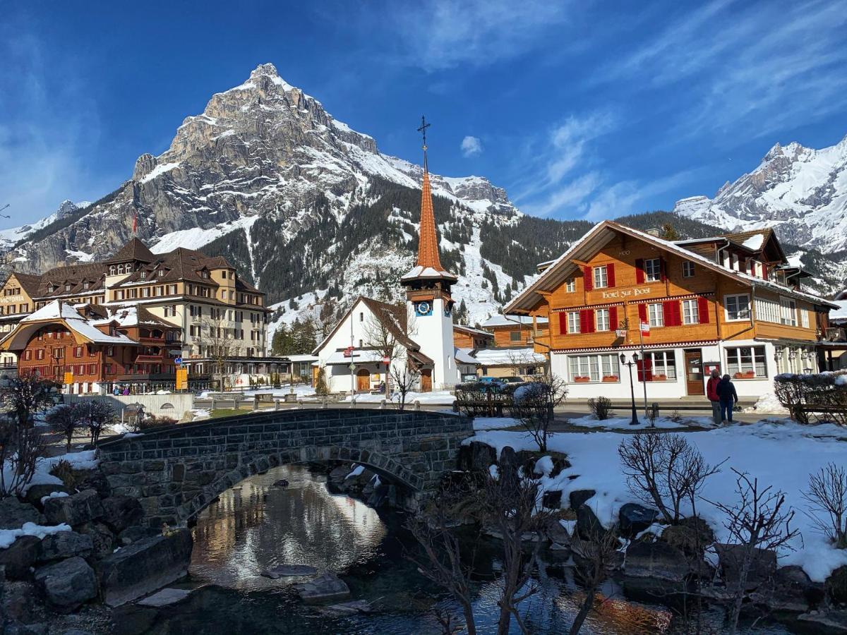 Bueelbad - Relax Holiday Apartment Kandersteg Exteriör bild